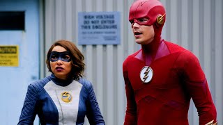 فلاش بيخلف بنت عندها سرعه خارقه وبتسافر عبر الزمن وبيحمو العالم م خارقين اشرار عاوزين يدمروه flash 5 [upl. by Garap]