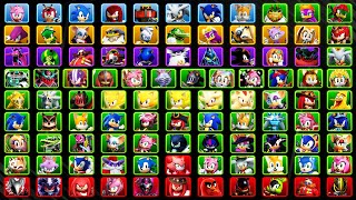 Sonic Forces Speed Battle All 100 Characters Gameplay [upl. by Fancie]