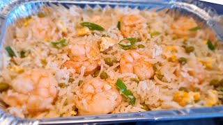 Witte Nasi Garnalen recept Nasi Hongkongfried riceShrimrecipe [upl. by Esinart795]