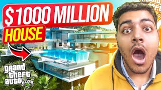 1000 Million Mansion In GTA 5 😱  GTA 5 Grand RP 53 [upl. by Uno]