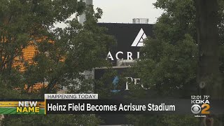 Heinz Field becomes Acrisure Stadium [upl. by Lorenza]