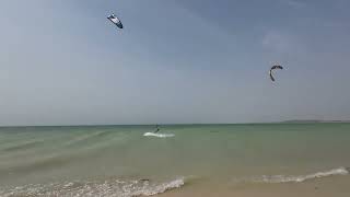 Kitesurfing in Masirah Island Oman [upl. by Aihsoek]