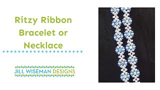 FREE project Ritzy Ribbon Necklace [upl. by Hedwiga]