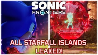 Sonic Frontiers  ALL 5 Starfall Islands LEAKED Cyberspace Stages from Heroes 06 SA2 amp More [upl. by Aneerahs791]