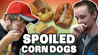 Spoiled Corn Dogs Challenge [upl. by Thomasin]