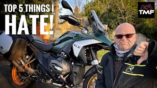 New BMW R1300 GS  Top 5 things I hate [upl. by Ydnar]