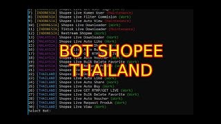 How to use bot auto Like Share Buy Shopee Thailand [upl. by Flita]