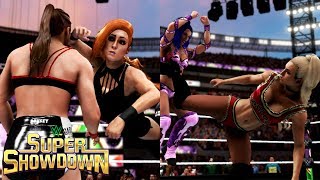 WWE 2K20 SUPERSHOWDOWN PPV PART 3 [upl. by Nodla]