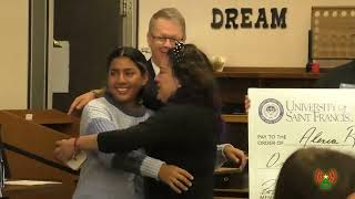 HNHS Media Clips  Alexia Ramirez Pay It Forward Scholarship [upl. by Nnaael]