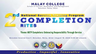 Malay College 2nd National Service Training Program Completion Rites at Balusbos Malay Aklan [upl. by Ailev]