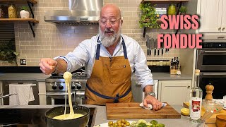 Andrew Zimmern Makes Classic Swiss Fondue [upl. by Naitsabas]