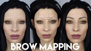 Brows From Scratch  Brow Mapping using the Microblading Technique [upl. by Maffei]