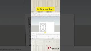 Sketchup tip 9 Smart Offset for Panel Door in 60s oneclick sketchup [upl. by Duarte]