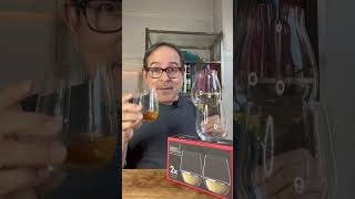 Riedel O Wine Tumbler  Chardonnay  90 Points Minimal acceptance score wineglass review [upl. by Adikam]