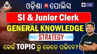 Odisha Police SI amp Junior Clerk Gk Strategy  OP SI amp Junior Clerk vacancy 2024  Pyramid Classes [upl. by Aihsa]