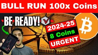 Top 8 Crypto Projects 100x 😍 20242025 Bull Run Big Profit 🔥 Bitcoin Update Crypto News Today [upl. by Ofori]