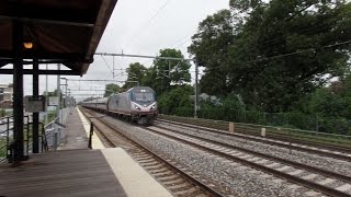 RailFaning The NEC At Attleboro 3 Way Meet 782016 [upl. by Zillah]