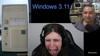 Venha ver Como era o Windows 311 Lançado a 31 anos no Hardware Real [upl. by Iznik761]