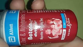 betonin syrup ke fayde use in hindisyp betonin use in hindi multivitamins kids syrup in hindi [upl. by Yerrok]