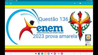 ENEM 2023 questão 136 Alguns estudos comprovam que os carboidratos fornecem energia ao corpo [upl. by Ahsinik]