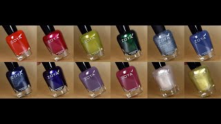 Zoya  Intriguing Winter 2020  Live Swatches [upl. by Kloster680]