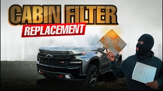 Chevrolet Silverado GMC Sierra Cabin Air Filter Replacement 20192022 [upl. by Reld]