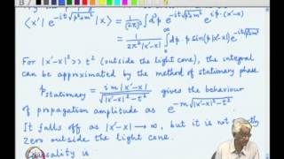 Mod03 Lec27 Relativistic case Particle and antiparticle contributions Feynman prescription [upl. by Zarah]