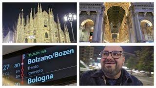 Vlog Viaggio a Milano Parte1 Torno in Italia dopo 5 anni guasto al Treno di andata che disastro [upl. by Ellemaj]