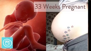 33 Weeks Pregnant What You Need To Know  Channel Mum [upl. by Rabma]