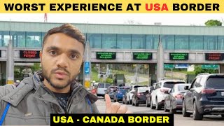 CROSSING USA  CANADA BORDER  GOING TO USA BY ROAD FROM CANADA  MR PATEL [upl. by Lyrem852]