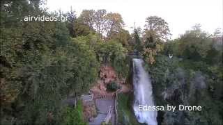 Edessa by Drone  Οι καταρράκτες της Έδεσσας από ψηλά [upl. by Iloj]