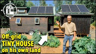 He retired into a offgrid Tiny House on his own land [upl. by Lovering]