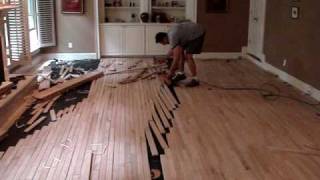 Hardwood floor installation [upl. by Malkin]