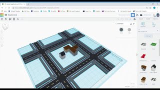 Tinkercad Neighborhood Design Part 2 [upl. by Matthaus]