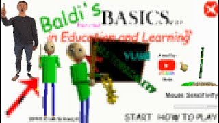 BALDIS PIXELATED BASICS Baldi Mod [upl. by Inaliel]