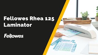 Fellowes Rhea 125 Laminator [upl. by Relyat]