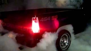 1990 Chevy 454SS Burnout [upl. by Aitnuahs644]