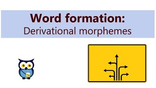 Word Formation Derivational Morphemes [upl. by Whitver]