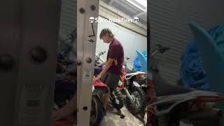 💀50cc backfires💀fypシ゚viral backfires dirtbike pitbike pitbikes motorcycle motorbike [upl. by Yesmar220]