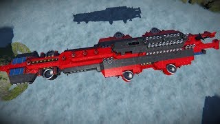 Conception dun vaisseau spatial en Timelapse  Space engineers [upl. by Woodie550]