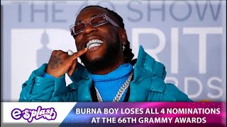 VIDEO Burna Boy thrills audience at 66th Grammy Awards [upl. by Tullus586]