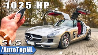 MERCEDES SLS AMG 1025HP SUPERCHARGED Elmerhaus REVIEW POV on AUTOBAHN by AutoTopNL [upl. by Manheim533]