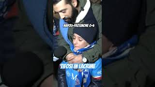 Napoli Frosinone 04 😥 Tifosi napoletani in lacrime [upl. by Ongun]