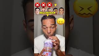 Football Players Epic Food Challenge  Ronaldo🥤🟣ronaldo garnacho lehmann gavi shorts funny [upl. by Straub]