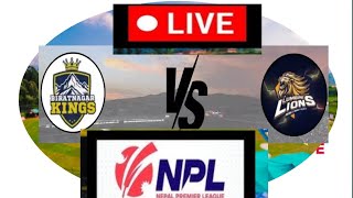 Live  Lumbini Lions vs Pokhara Avengers Live  Nepal Premier League  npl npllive [upl. by Deeraf616]