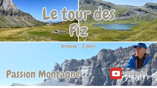 Le tour des Fiz  Massif du Giffre HauteSavoie 74 [upl. by Ardiekal]