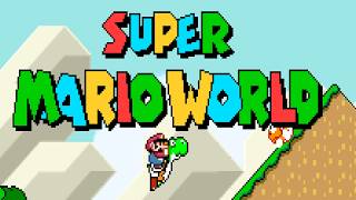 Super Mario World SNES · Super Nintendo video game  full game session for 1 Player 🍄🏰🎮 [upl. by Hertha227]