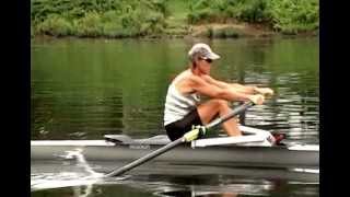 Natural Rowing Technique Demonstrated by Charlotte Hollings [upl. by Rosse]