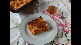 LASAGNE AL FORNO LASAGNE IN THE OVEN LASAÑA AL HORNO [upl. by Lorak]