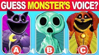 Guess The MONSTERS by VOICE  Garten of Banban 7 amp Poppy Playtime  Syringeon Catnap Dogday [upl. by Elson456]